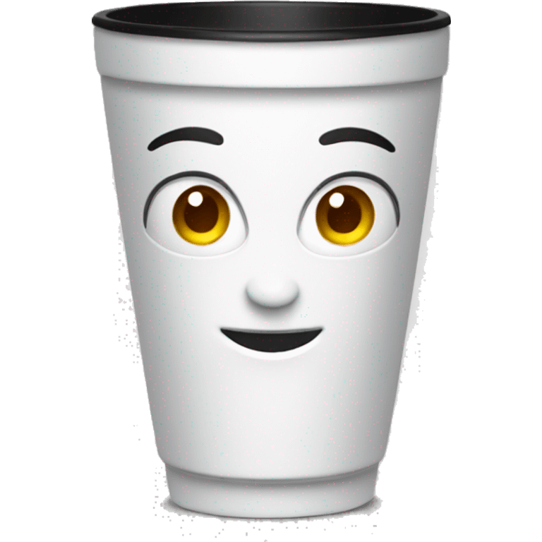 white tumbler emoji