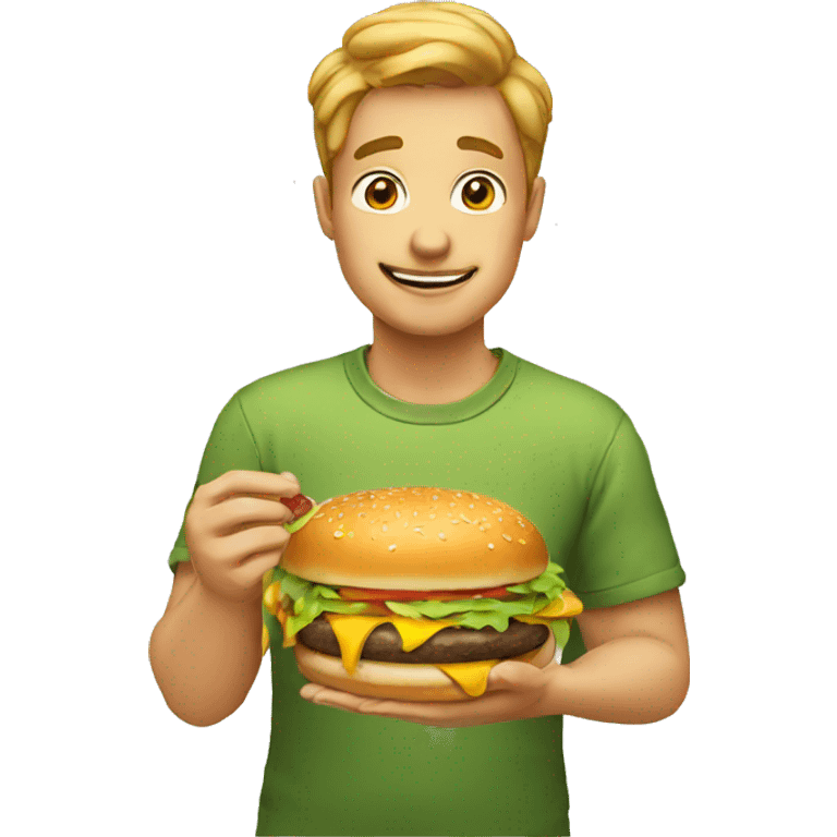 Eating burgers  emoji