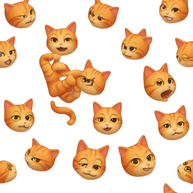 Orange cat emoji