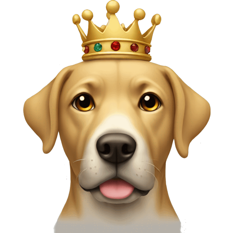 lab with a crown  emoji