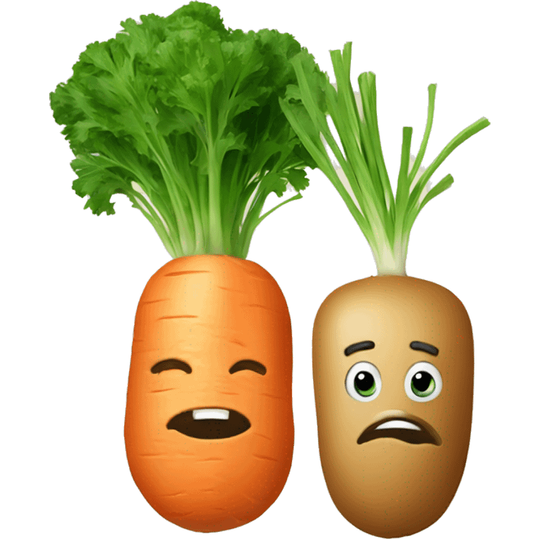 potati carrot onions emoji