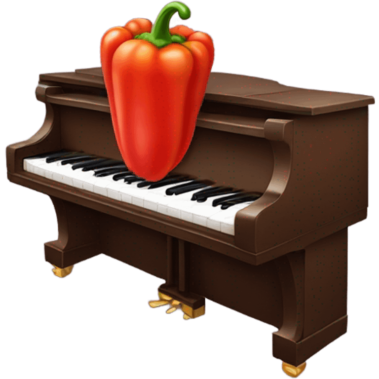 https://www.emojis.com/emoji/red-bellpepper-oeojAZUfnW6 on https://www.emojis.com/emoji/piano-kmBxrMiq4M1  emoji