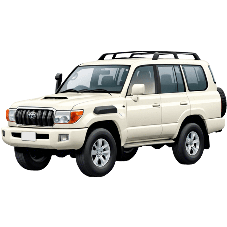 Toyota Land Cruiser - Toyota (Model Year: 2021) (Iconic colour: White) emoji