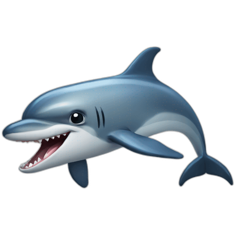 angry dolphin emoji