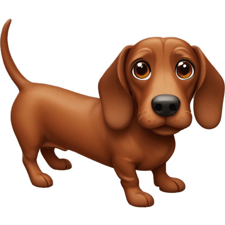 Brown sausage dog  emoji