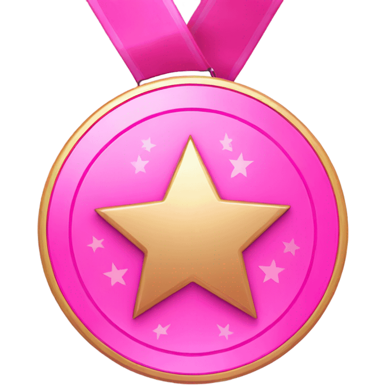 pink award medal emoji