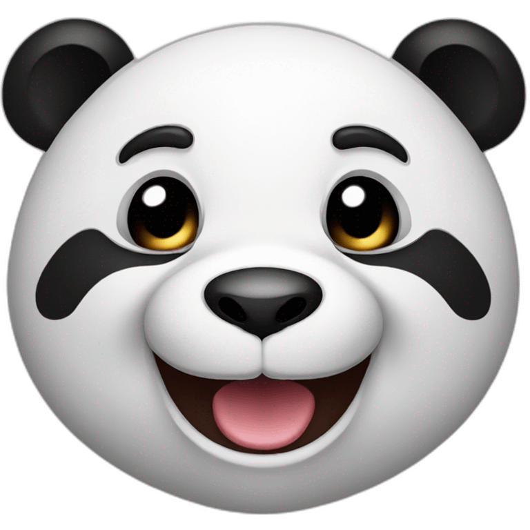 laughing panda emoji