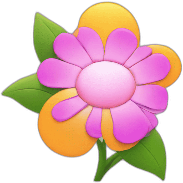 flowers abstract company logo emoji