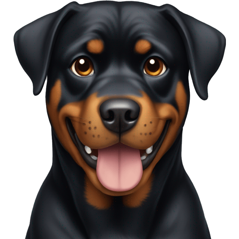 Rottweiler dog emoji