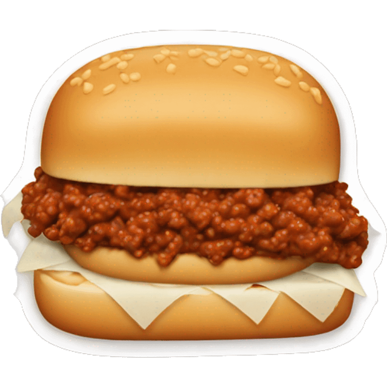 sloppy joe sandwich emoji