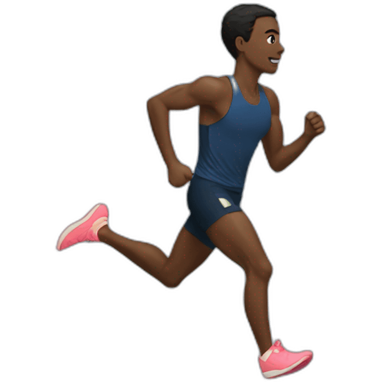 Runner night emoji