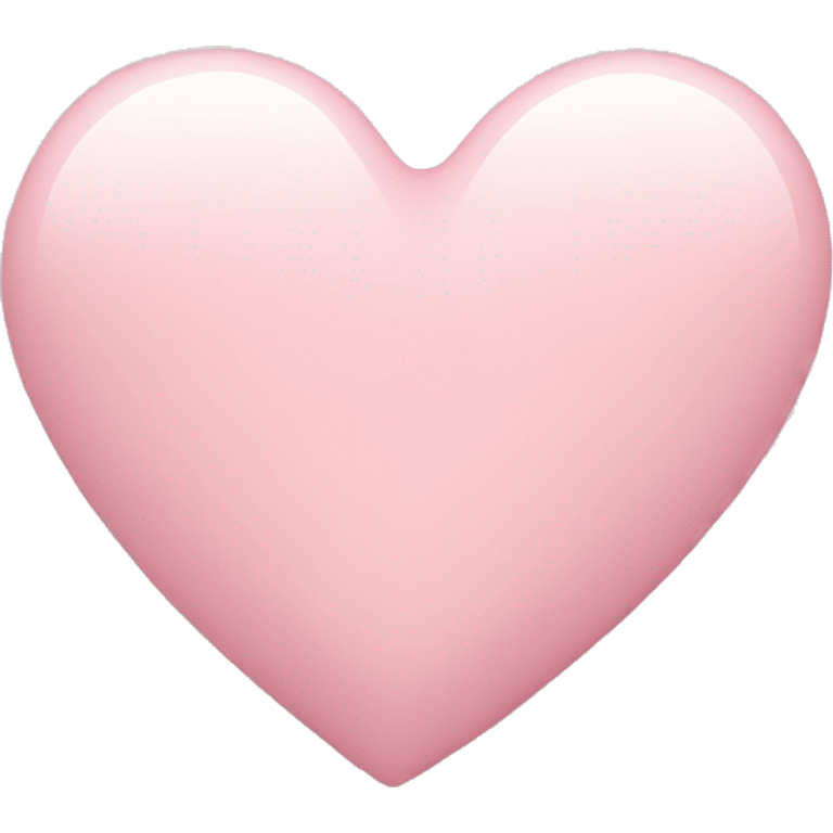 Light pink heart  emoji