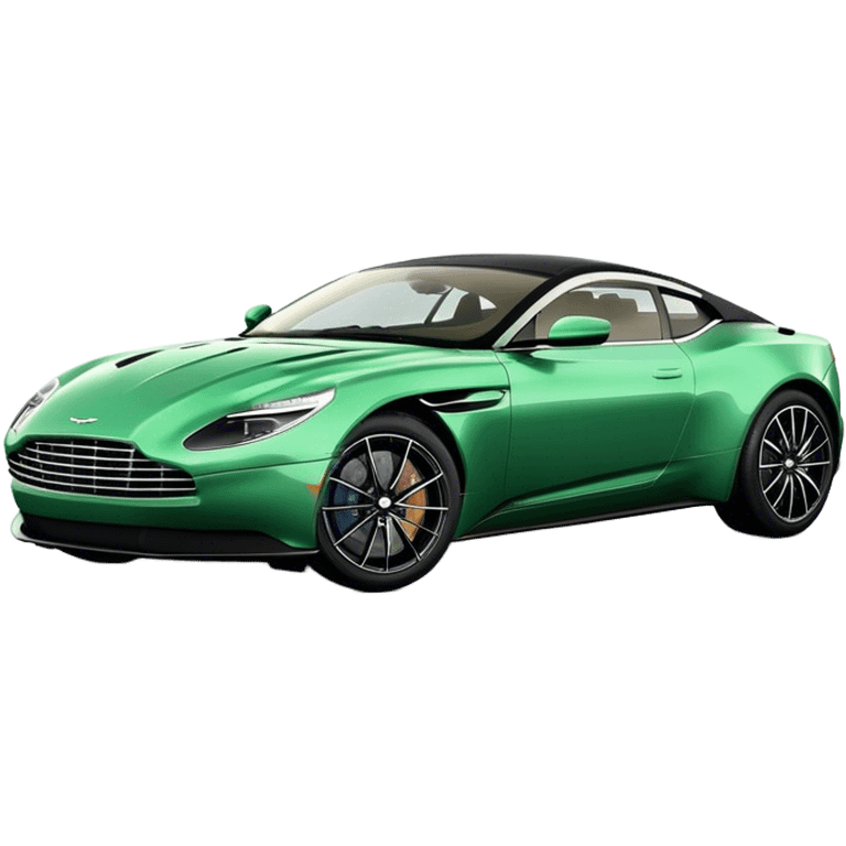 Aston Martin DB11 - Aston Martin (Model Year: 2022) (Iconic colour: Green) emoji