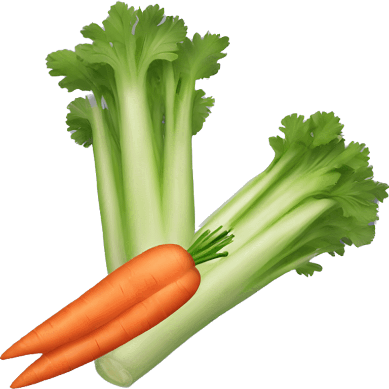 Celery and carrots emoji