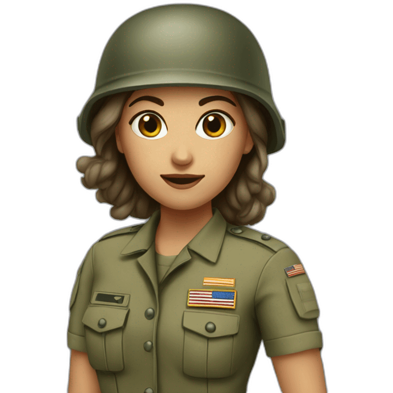 army girl emoji