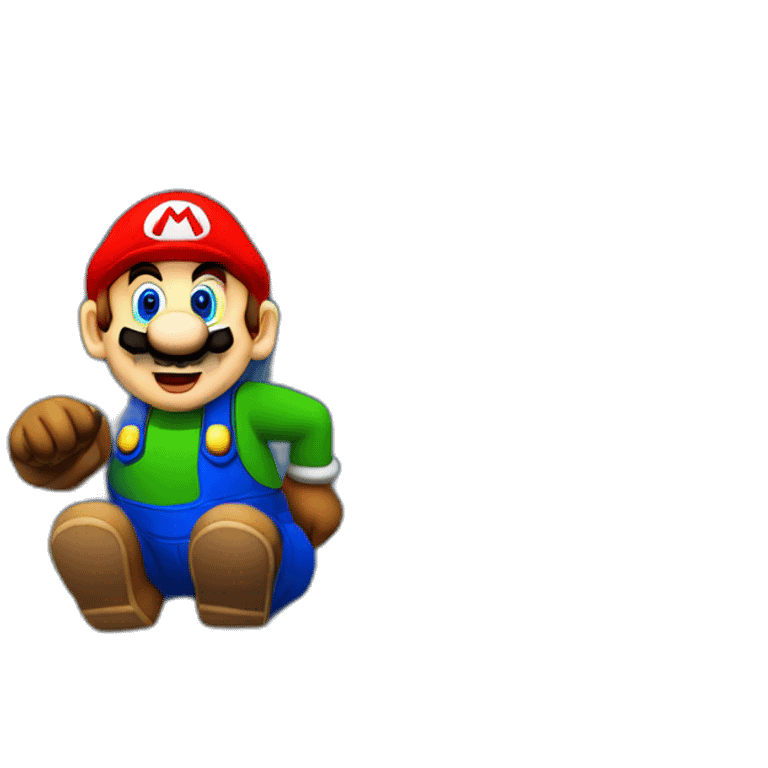 Mario in an igloo emoji