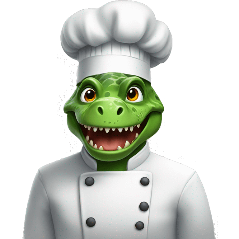 Dino chef emoji