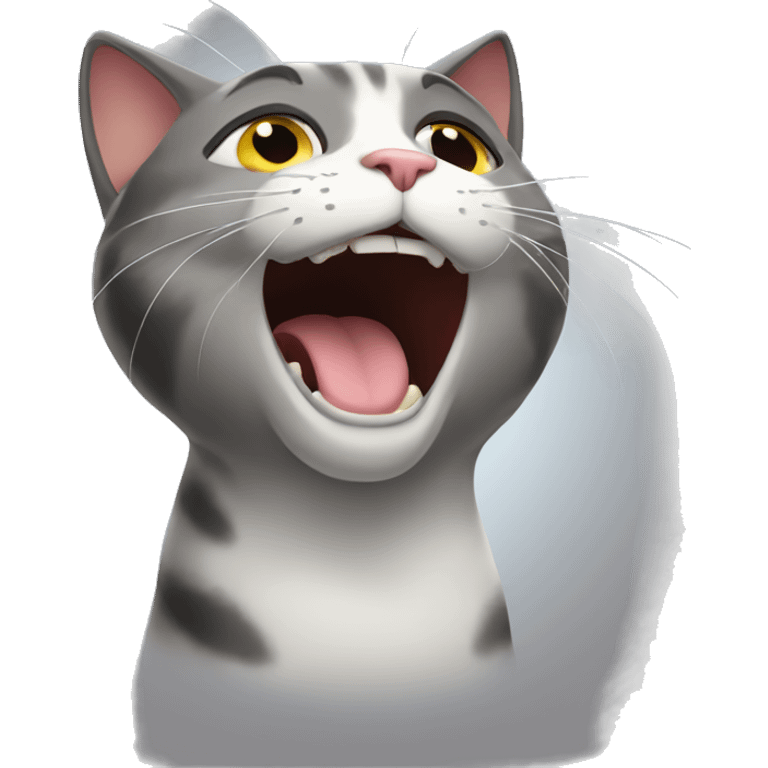 cat singing emoji