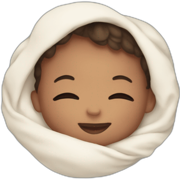 The newborn surrounded by stars emoji