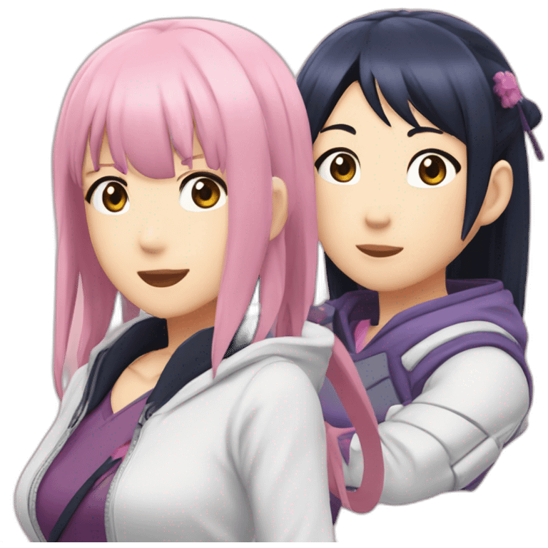 Sakura haruno and hinata hyuga emoji