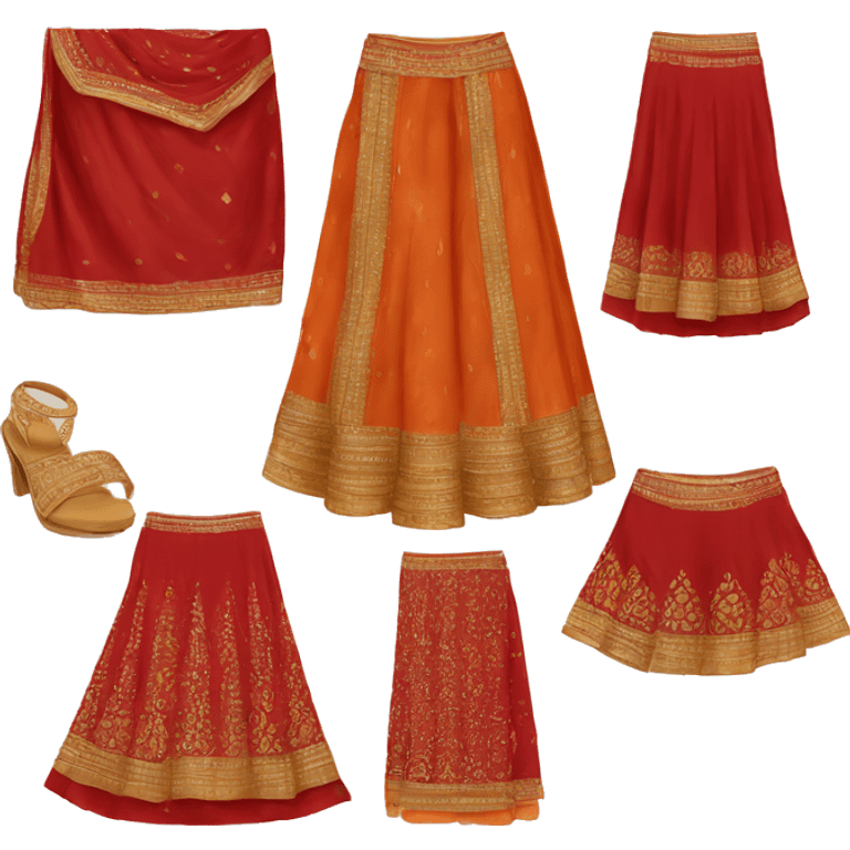 indian lehenga emoji