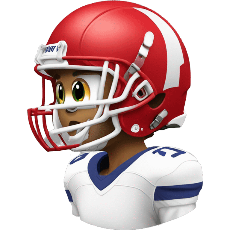 create a football player dragon with the red shirt emoji