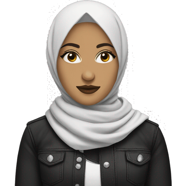 Punk hijabi emoji