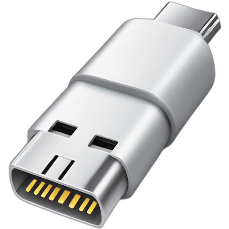 usb type c male connector emoji