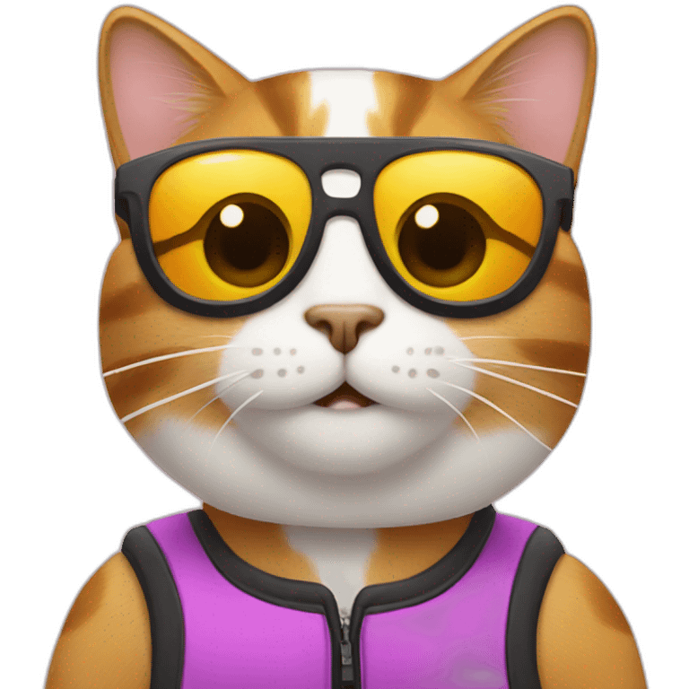 smiling-cat-with-cyclist-sunglasses emoji