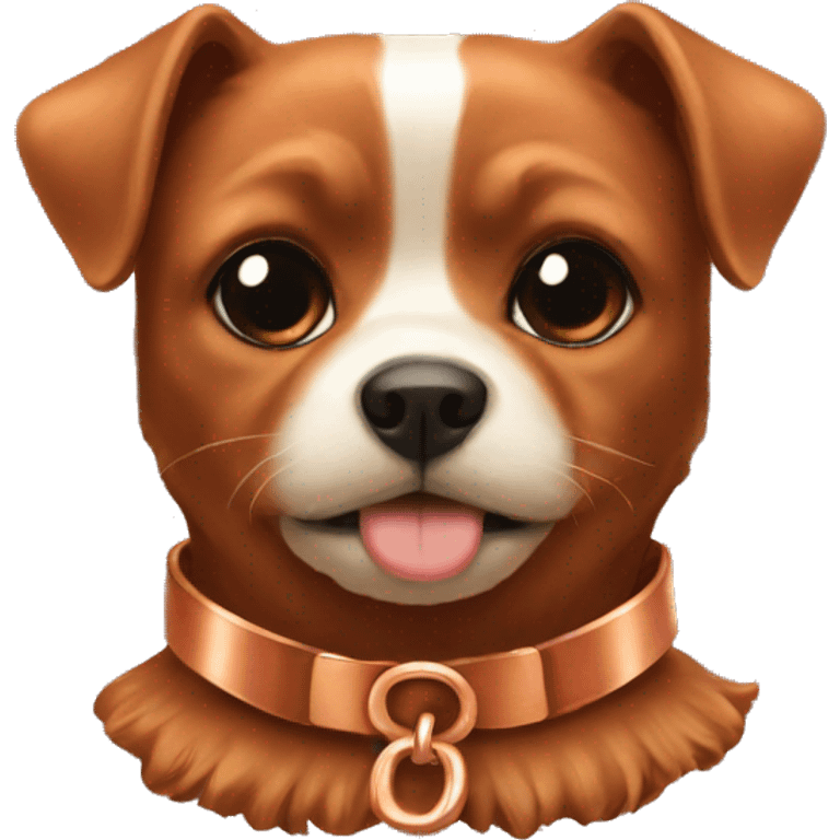 Copper bow collar emoji