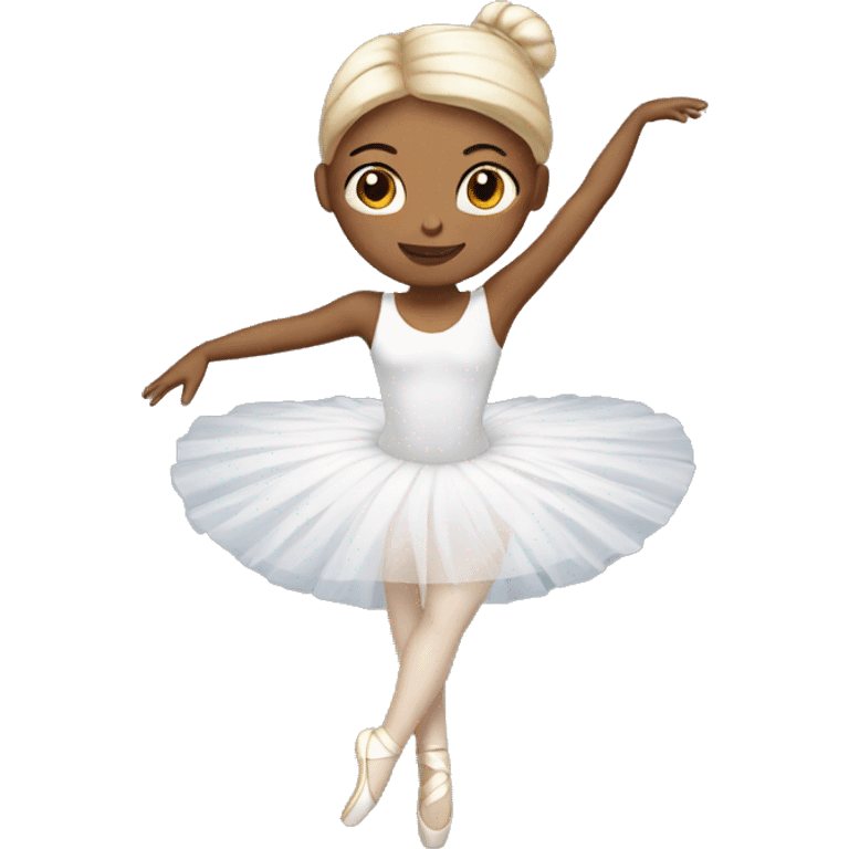 white ballerina  emoji