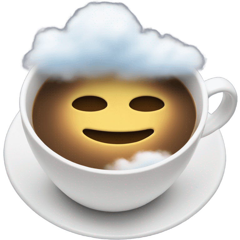 clouds in coffee  emoji