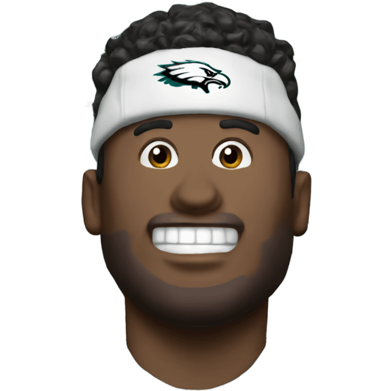 Philadelphia Eagles fan celebrating  emoji