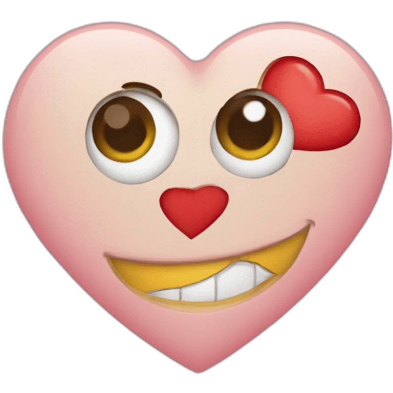 Corazón en boca emoji