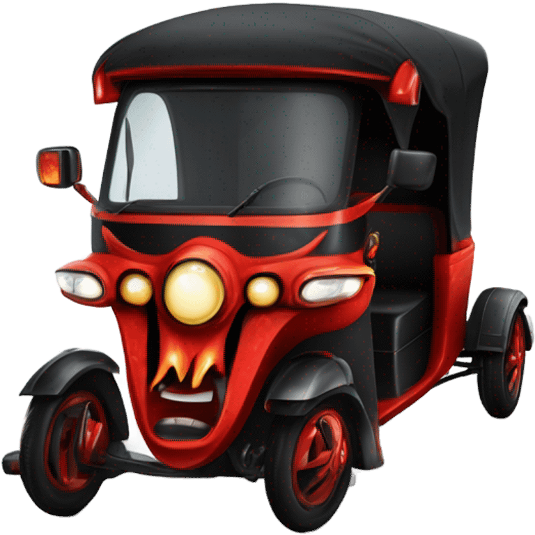 Satan’s 3-wheeled tuk tuk emoji