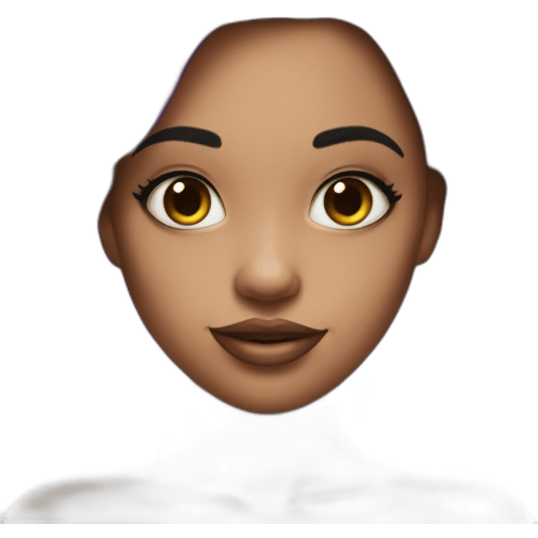 little-mermaid poisson noir girl emoji