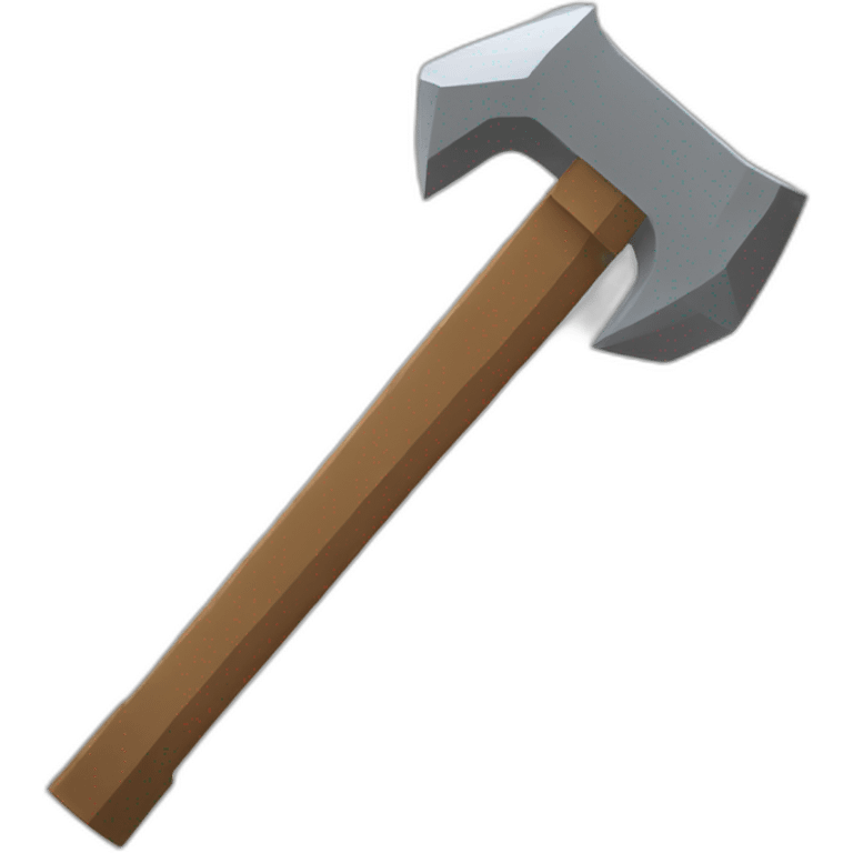 pickaxe from minecraft emoji