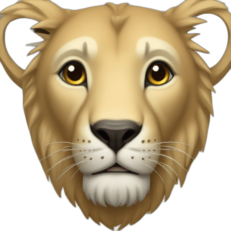 Coala sur lion emoji