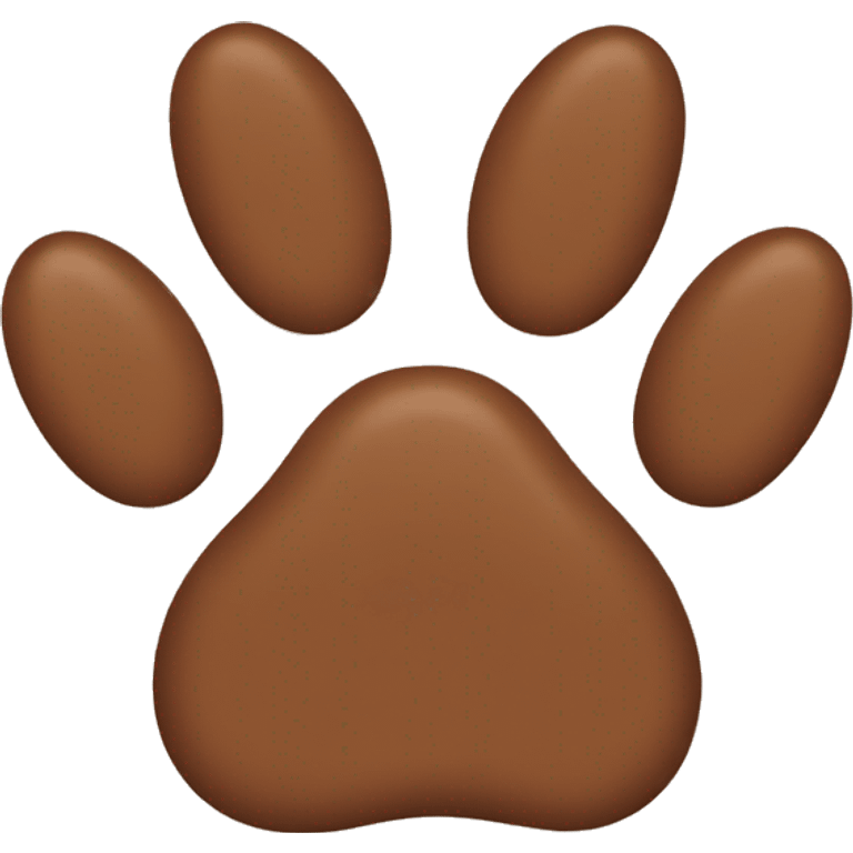 brown paws emoji