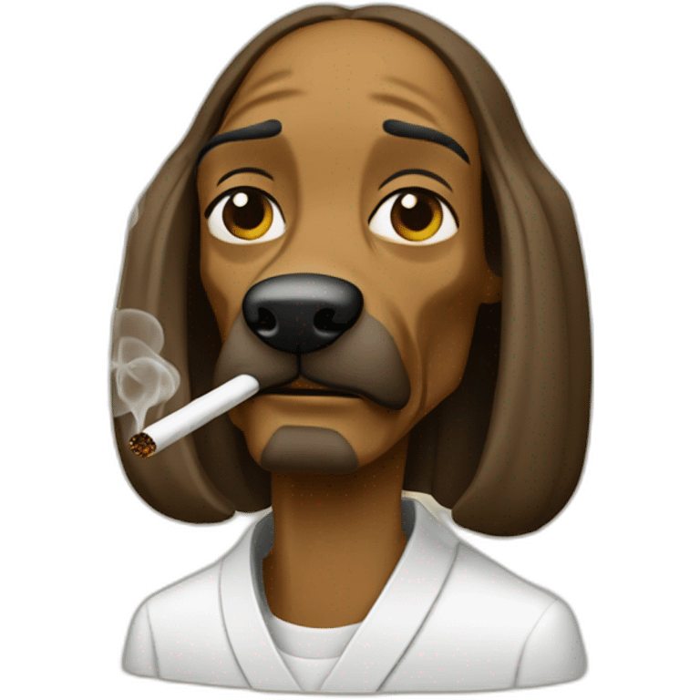 snoop dog smokes emoji