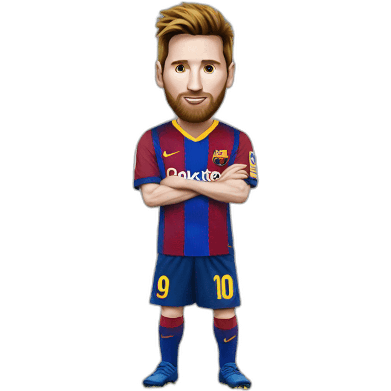 Messi et ses 8 Ballons d’or emoji