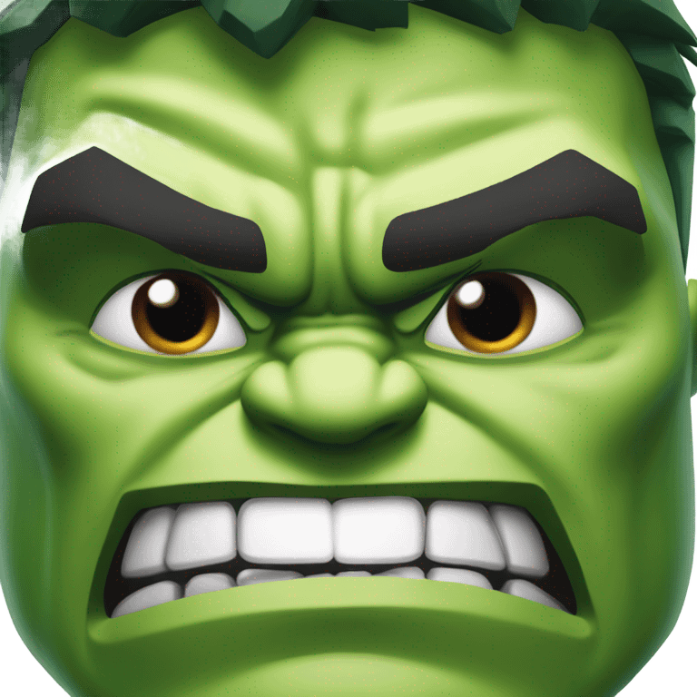 Hulk head  emoji