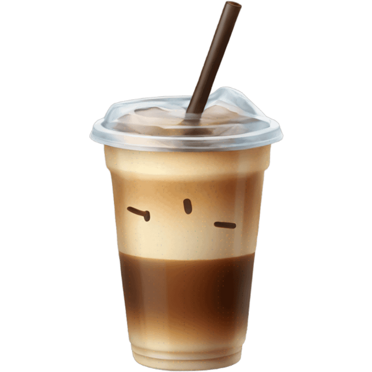 Ice coffee emoji