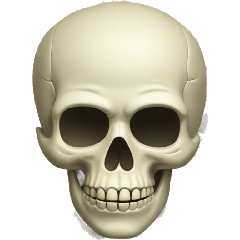 skull head with money  emoji