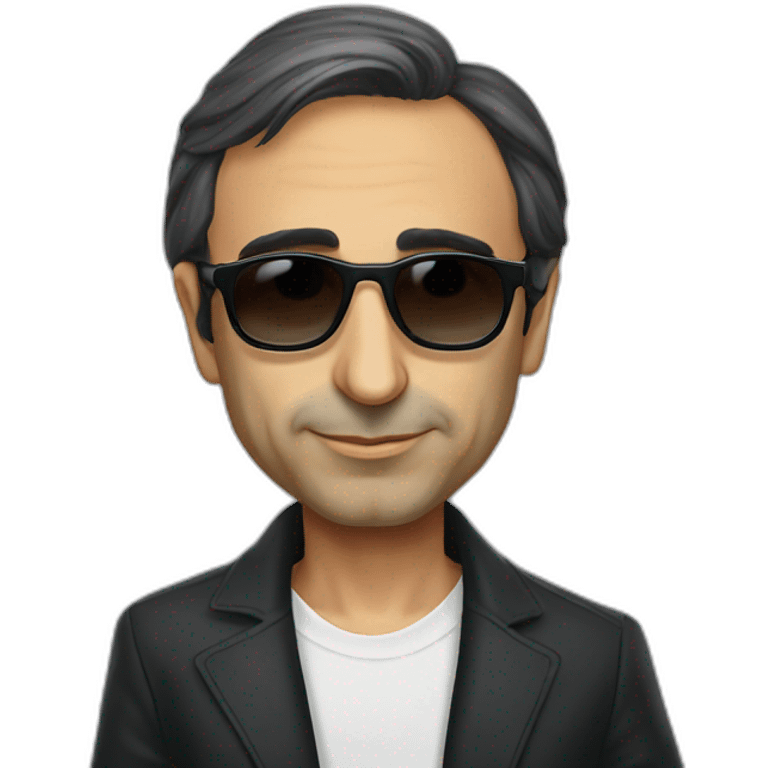 Éric Zemmour with sunglasses emoji