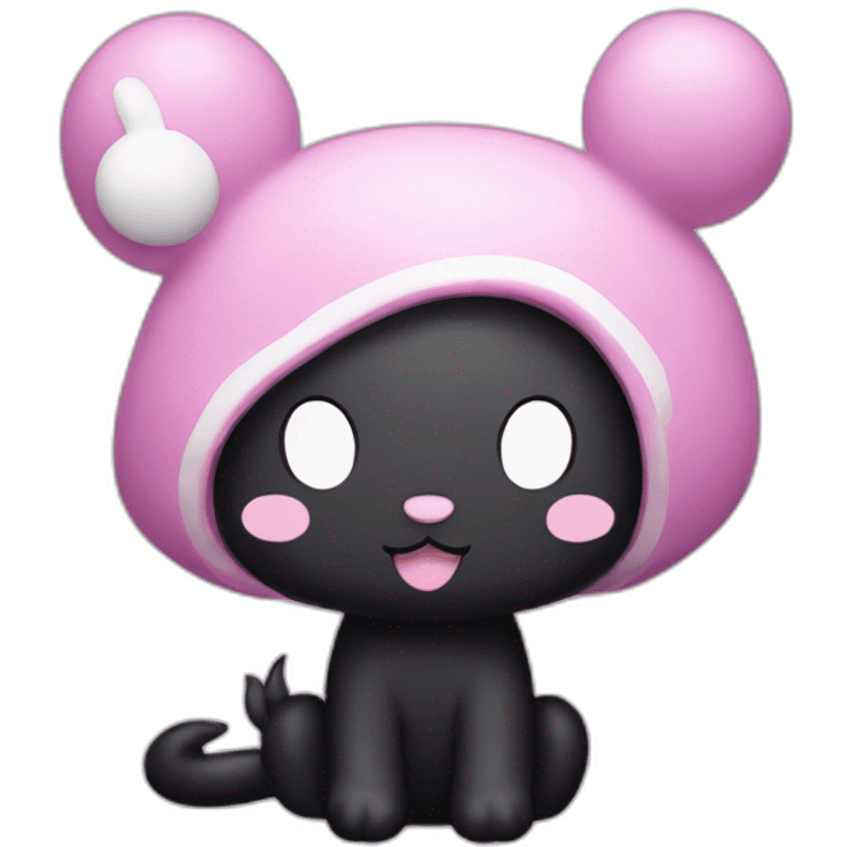 Kuromi Sanrio emoji