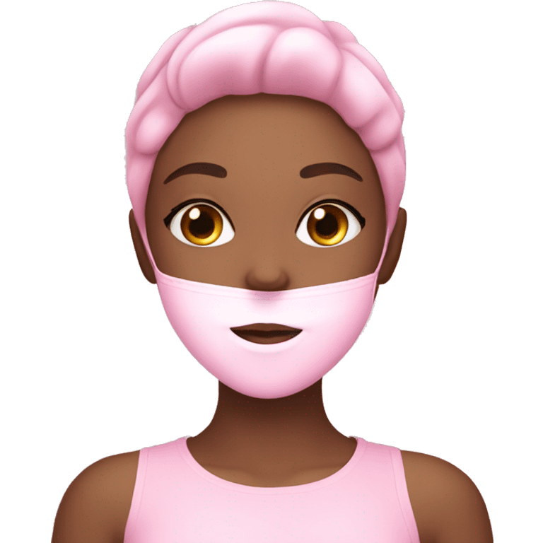 pink skincare girl emoji