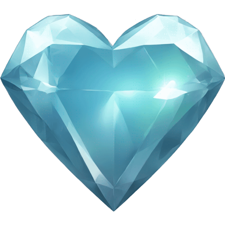 half diamond heart emoji