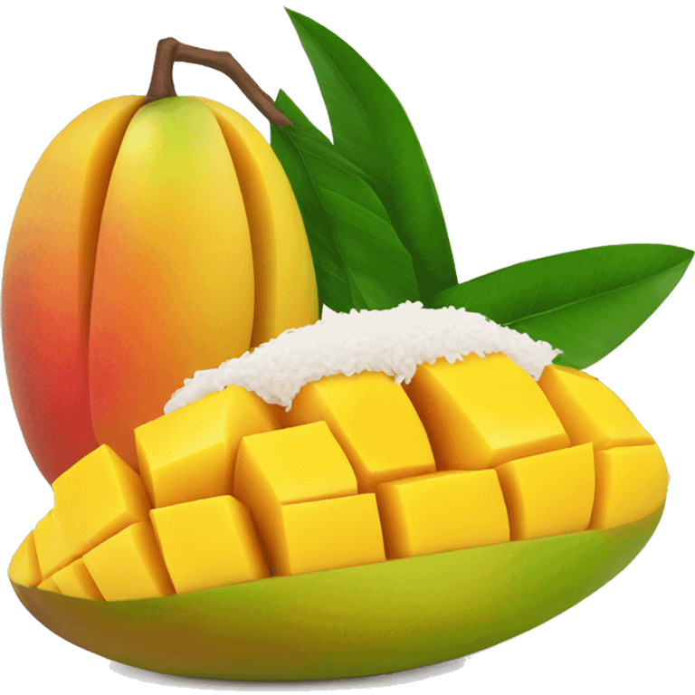 Mango with Sticky Rice emoji