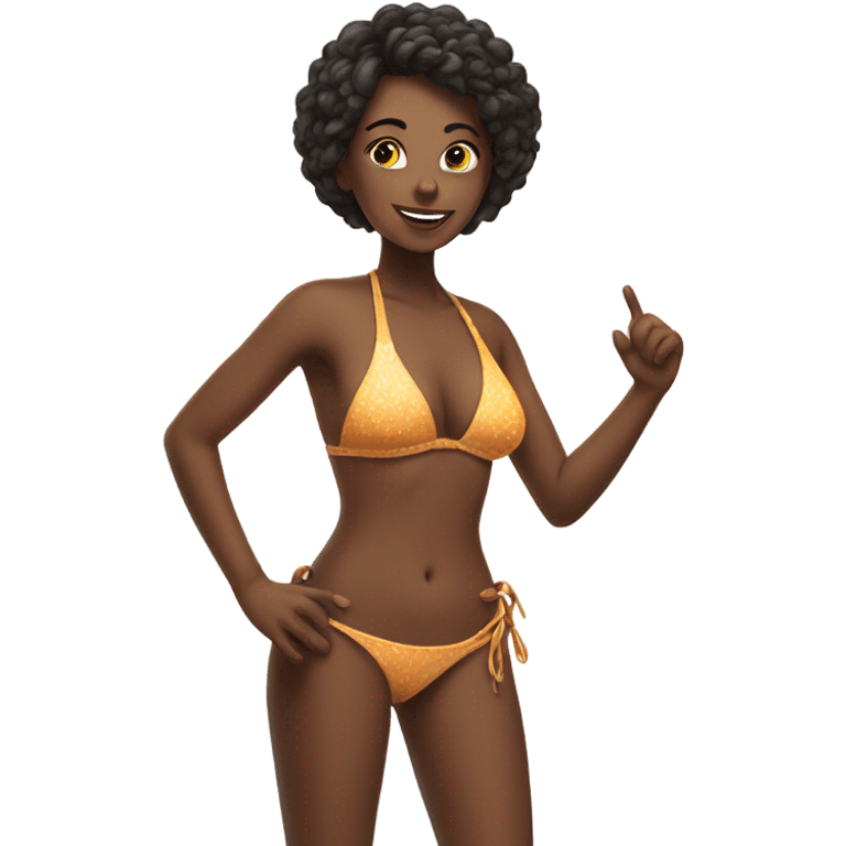 Woman bikini emoji